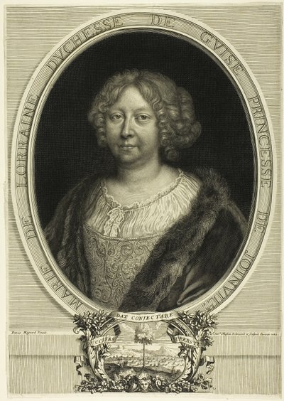Marie de Lorraine, hertuginne av Guise, prinsesse av Joinville av Antoine Masson