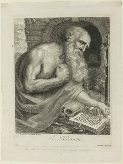 Den hellige Jerome av Antoine Masson