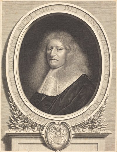 William av Brisacier av Antoine Masson after Nicolas Mignard