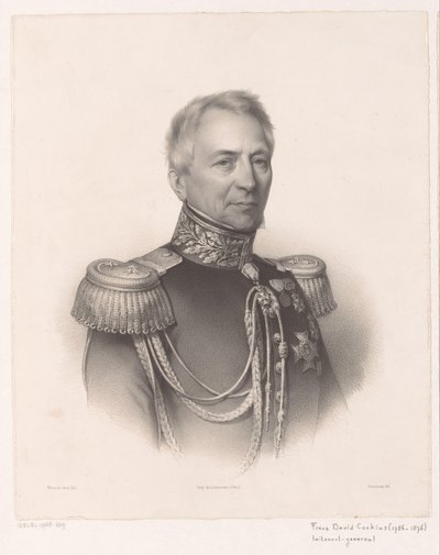 Portrett av Frans David Cochius av Antoine Maurin