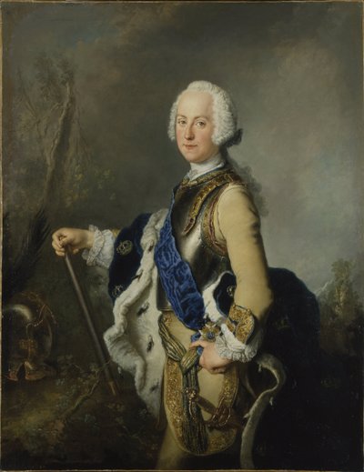 Adolphe Frederic de Suede - Portrett av Adolph Frederick av Antoine Pesne