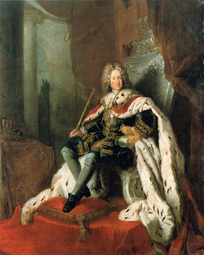 Portrett av Fredrik I av Preussen (1657-1713) av Antoine Pesne