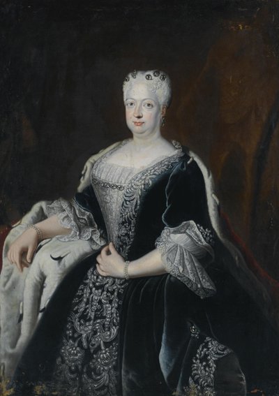 Sophia Dorothea av Hannover 1687-1757, dronningkonsort i Preussen av Antoine Pesne School