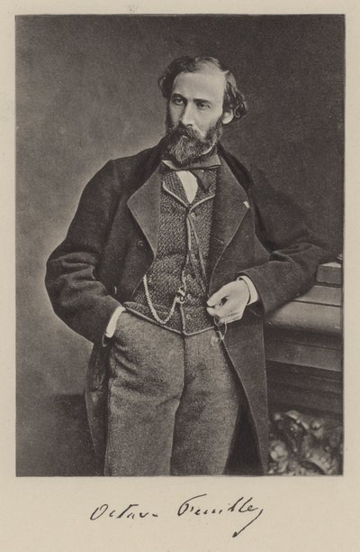 Octave Feuillet , fransk romanforfatter og dramatiker (s/hvitt-bilde) av Antoine Samuel Adam Salomon