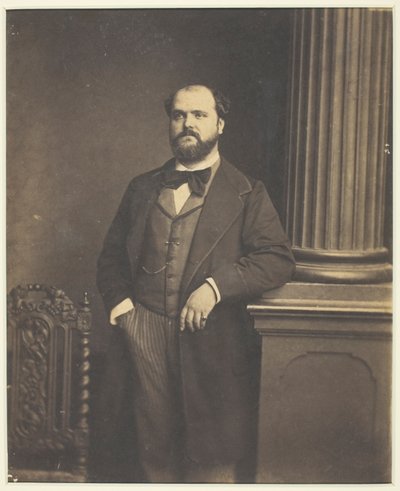 Uten tittel (Man Standing, en Face) av Antoine Samuel Adam Salomon