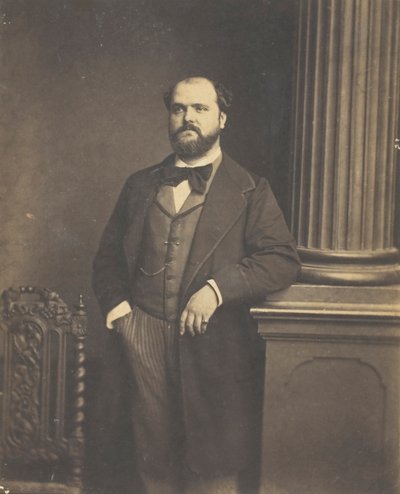 Uten tittel Man Standing, en Face, 18551869. av Antoine Samuel Adam Salomon