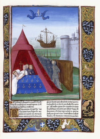 St. Louis død i Kartago, 1493 av Antoine Verard