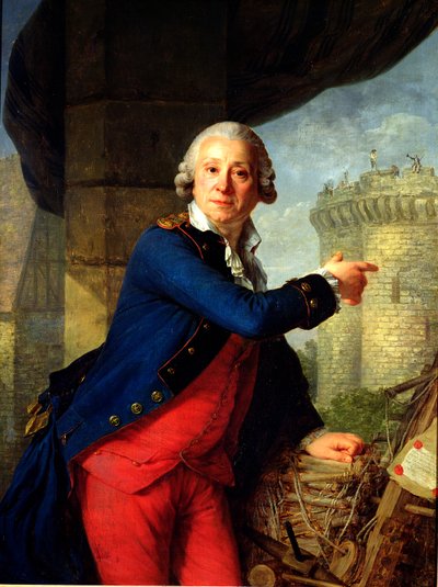 Jean-Henri (1725–1805) Ridder av Latude av Antoine Vestier