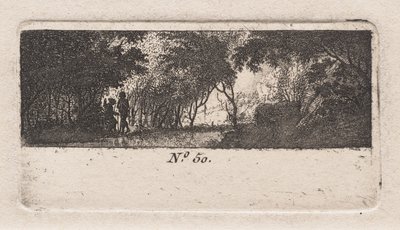 Utsikt over en skog av Antoine de Marcenay de Ghuy