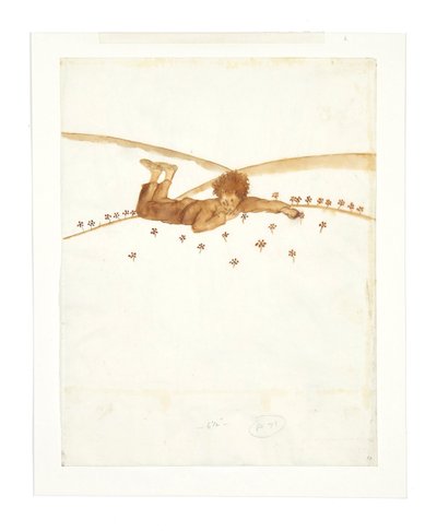 Illustrasjon til novellen Den lille prinsen Le Petit Prince, 1942. av Antoine de Saint Exupéry