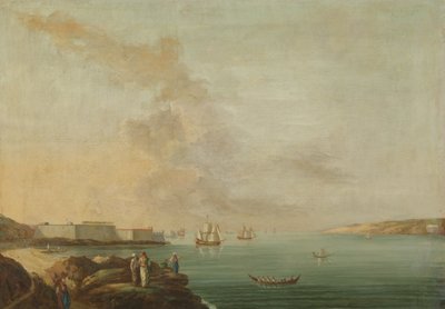Utsikt over Dardanellene av Antoine van der Steen
