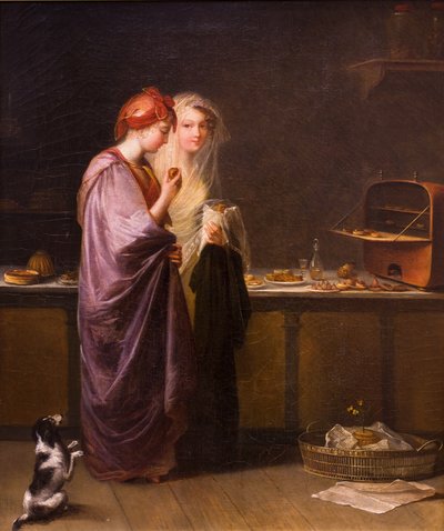 Zwei wunderbare Frauen, 19. Jahrhundert von Antoinette Cécile Hortense Haudebourt-Lescot