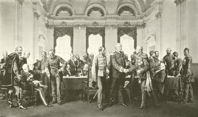 Berlinkonferansen (gravyr) av Anton Alexander von Werner