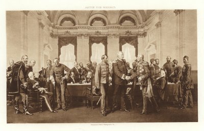 Berlin-kongressen i 1878 (fotogravyr) av Anton Alexander von Werner