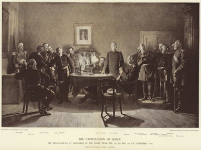 Kapitulasjonen til Sedan av Anton Alexander von Werner