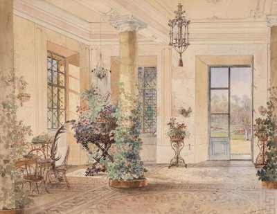 Sala Terrena i et lite slott av Anton Altmann