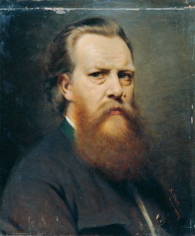 selvportrett av Anton Ebert