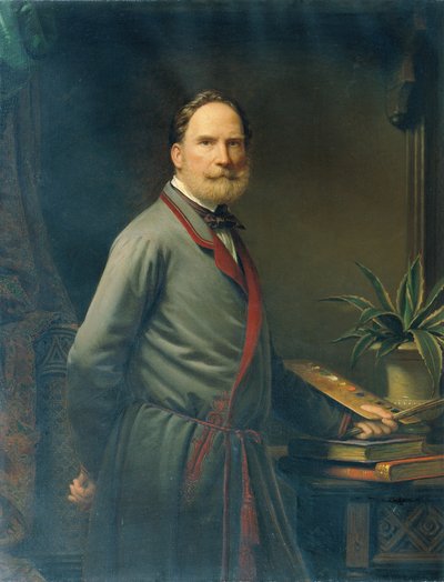 selvportrett av Anton Einsle