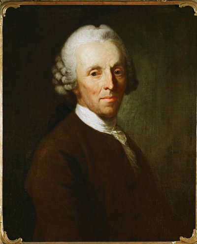 Christian Fuerchtegott Gellert , tysk poet og filosof (olje på lerret) av Anton Graff