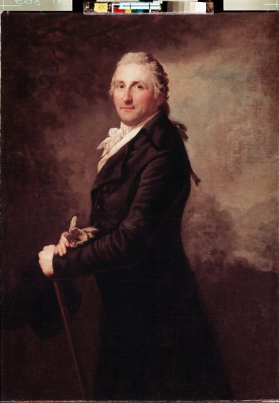 ""Portrett av George Leopold av Gogul (eller Goguel), fransk soldat og politiker"" Maleri av Anton Graff (1736-1813) 1796 Dim. 130x95 cm Eremitagemuseet, St. Petersburg av Anton Graff