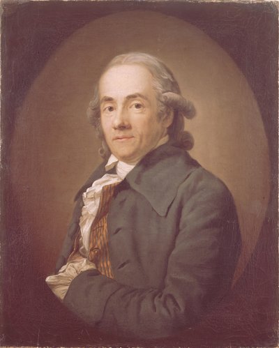 Portrett av Christian Friedrich Voss 1724-1795 av Anton Graff