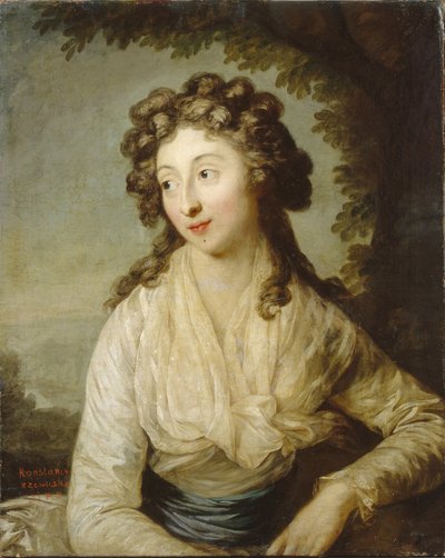 Portrett av Konstancja Lubomirska Rzewuska, 1789 av Anton Graff