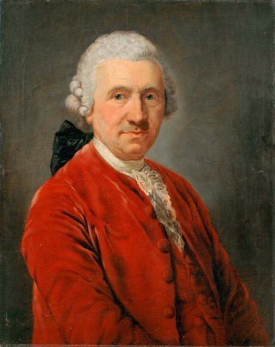 Portrett av skuespilleren Conrad Ekhof 1720-1778, ca 1774. av Anton Graff