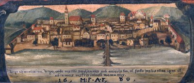 Slovensk: Maribor rundt 1861 av Anton Gvajc