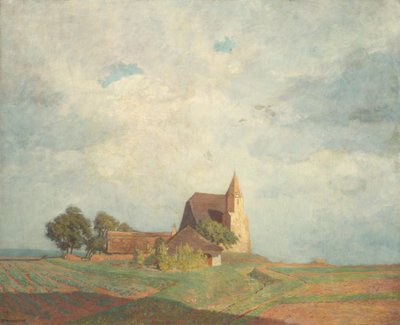 Kirke i Holzern nær Sausenstein av Anton Hans Karlinsky