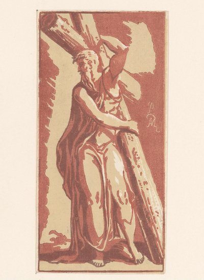 Saint Andrew av Anton Maria I Zanetti