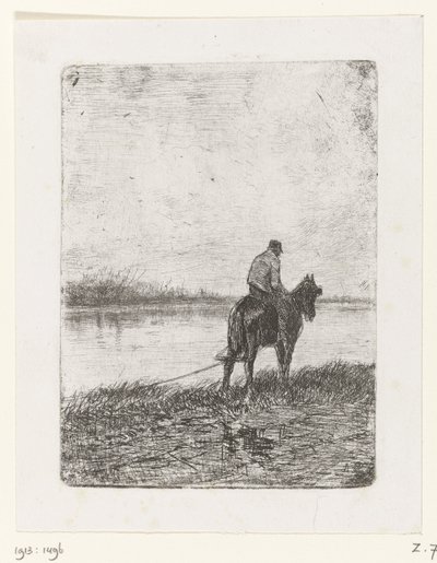 Towpath norvegian av Anton Mauve