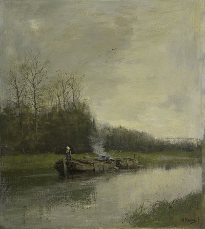 slepebåt av Anton Mauve