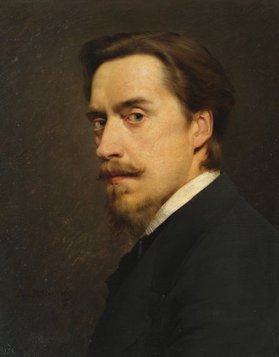 selvportrett av Anton Muller