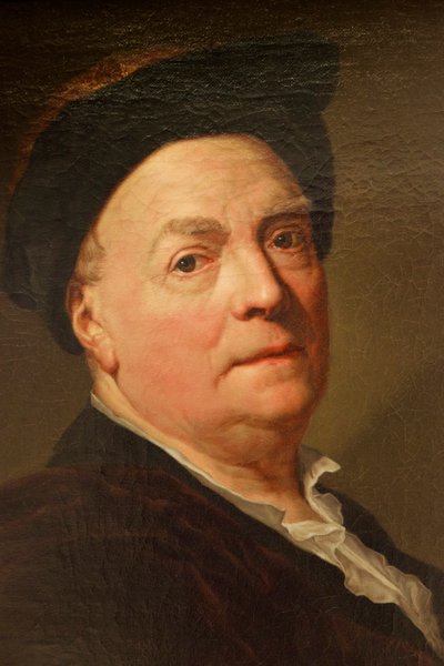 Louis de Silvestre, ca. 1745 (detaljer) av Anton Raphael Mengs