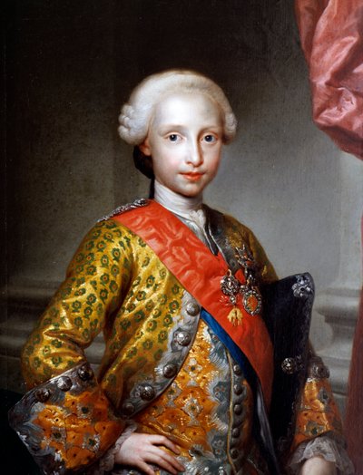 Portrett av Anthony Pascual fra Borbon og Wettin (Hus av Anton Raphael Mengs