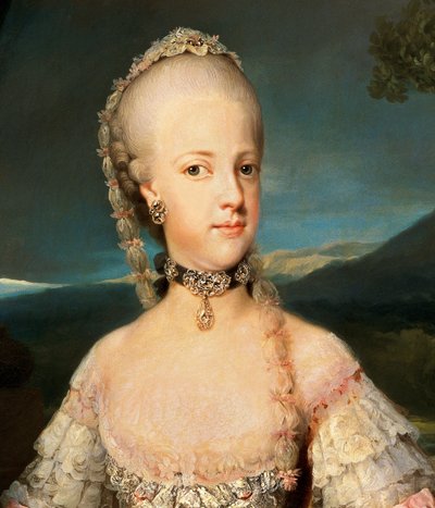 Portrett av Mary Carolina av Østerrike (Mary Carolina, Maria Carolina av Anton Raphael Mengs