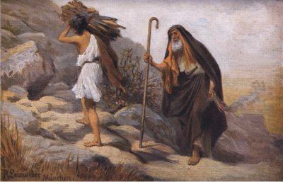 Isaacs offer, fra Hulberts Story of the Bible utgitt av The John Winston Company, 1932 av Anton Robert Leinweber