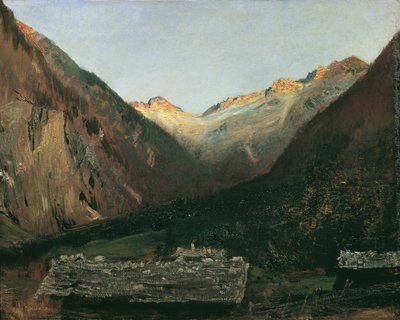 Kveld i Prossau ved Gastein av Anton Romako