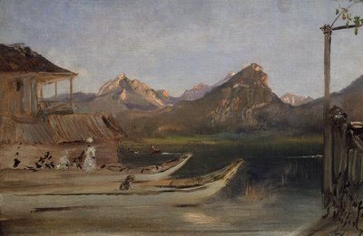 Ved Wolfgangsee av Anton Romako