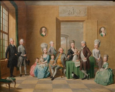 Familien Souchay av Anton Tischbein
