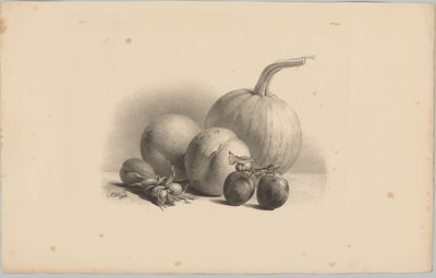 Gresskar, fersken, aprikos, plommer og hasselnøtter Flower and Fruit Studies (...) 3. episode (serietittel) av Anton Weiss