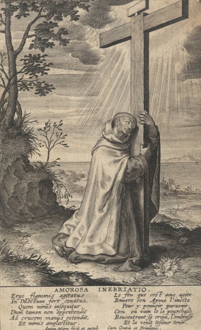 Amorosa Inebriatio fra The Life of Saint John of the Cross, 1622-24. av Anton Wierix