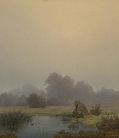 høstmorgen av Anton Zwengauer