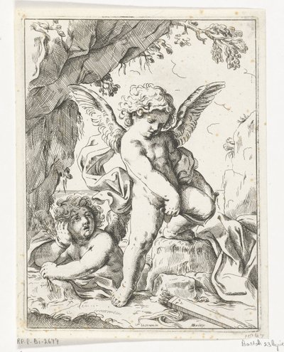 Amor bryter buen av Anton van der Borcht