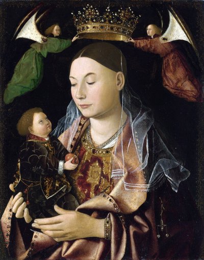 Jomfruen og barnet av Antonello da Messina