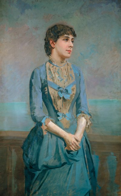 Portrett av Lluïsa Dulce i Tresserra, Marquise av Castellflorite av Antoni Caba