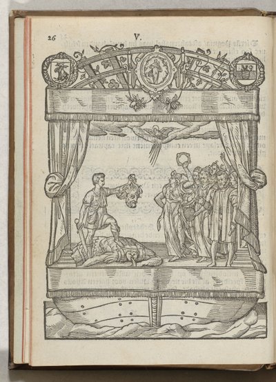Viser Mariakransken: David med Goliats hode, 1577 av Antoni van Leest