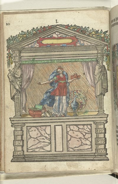 Scene med Juno, 1578 av Antoni van Leest