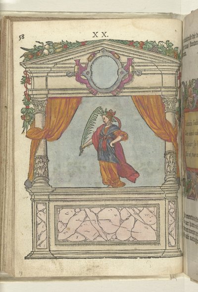 Scene med personifiseringen av seier (Palmaris), 1578 av Antoni van Leest
