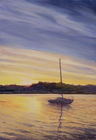 Båt i hvile, 2002 av Antonia Myatt
